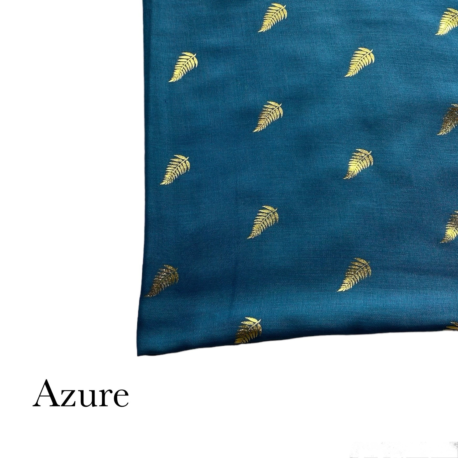 Foil Leaf Lawn - Azure